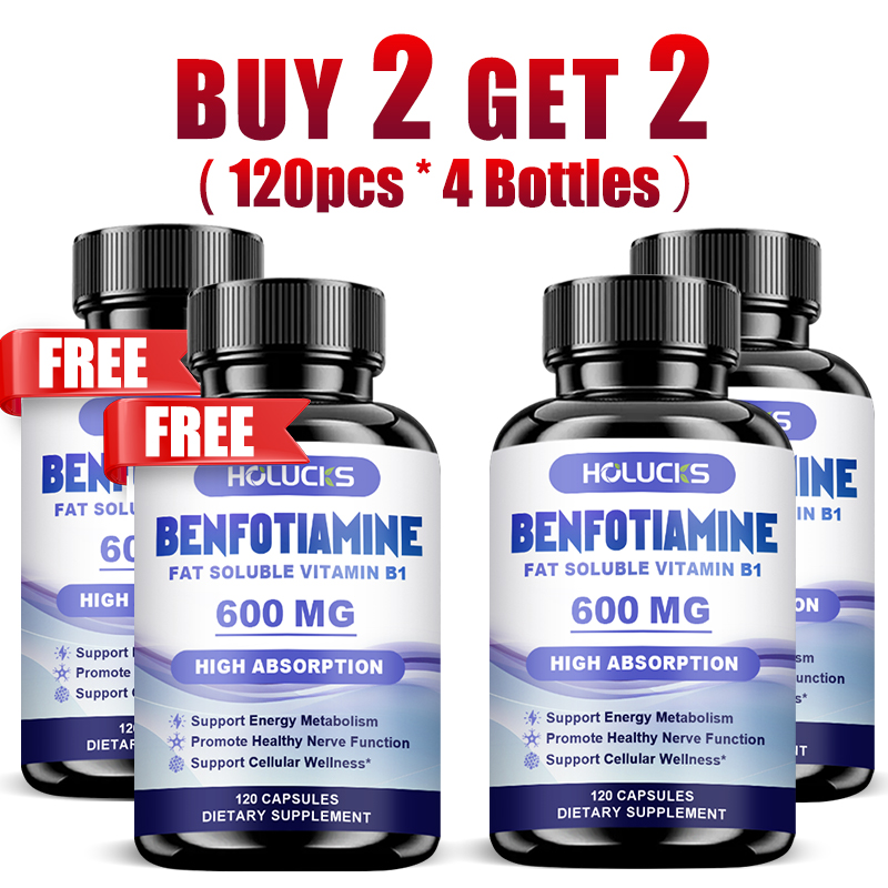 Health Wellness & Nutrition Center Llc - Kapsul Benfotiamine, dengan Vitamin B1 yang