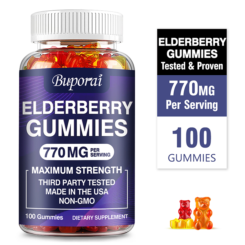 Health Wellness Activities - Permen Jeli Elderberry - Menghaluskan Kulit,