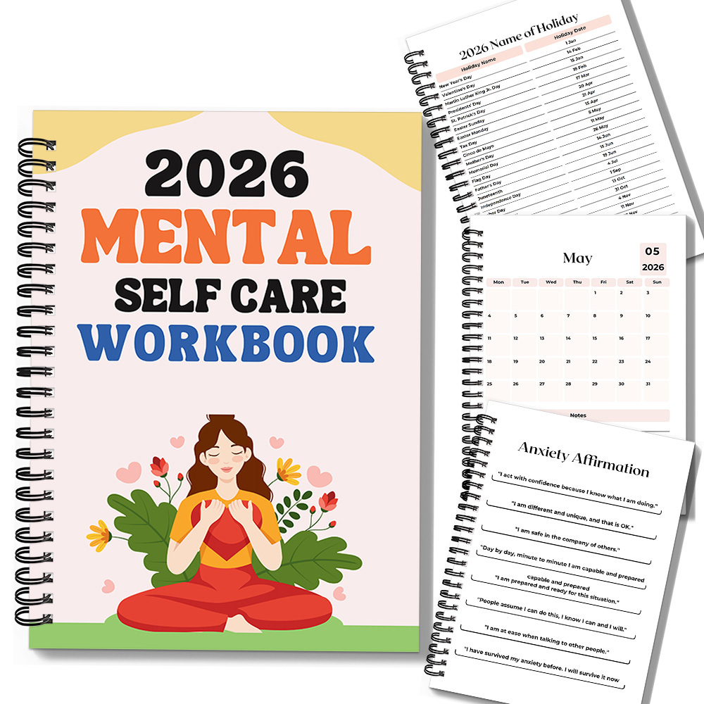 1PC 2026 Buku Kerja Perawatan  - Health Wellness Yoga ulasan dan harga